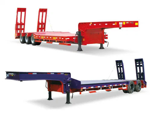 Low Flat Semi-Trailer