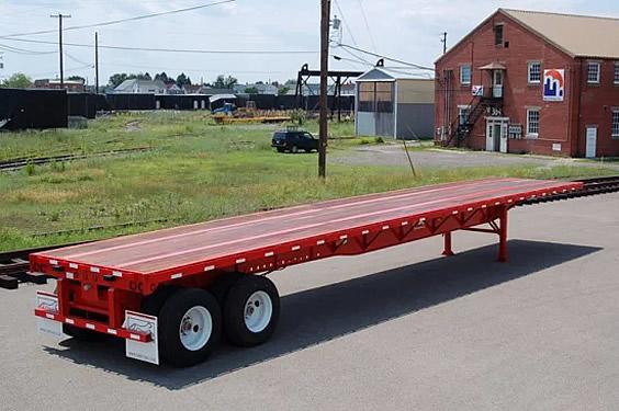 40FT Flatbed Cargo Shipping Truck Trailer